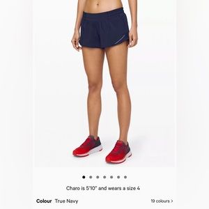 Lululemon hotty hot lined short